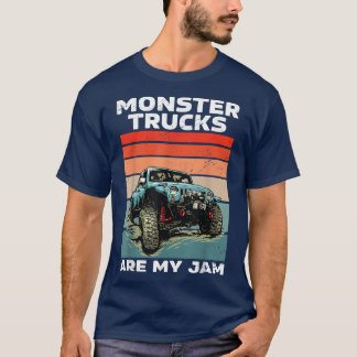 Camiseta Vintage Monster Trucks É Meu Emperramento