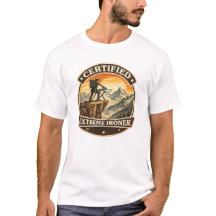 Camiseta Vintage Montanha Certificada de Ferro de