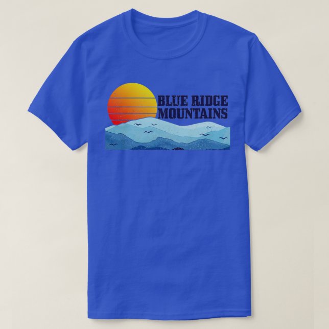 Camiseta Vintage Montanhas Blue Ridge (Frente do Design)