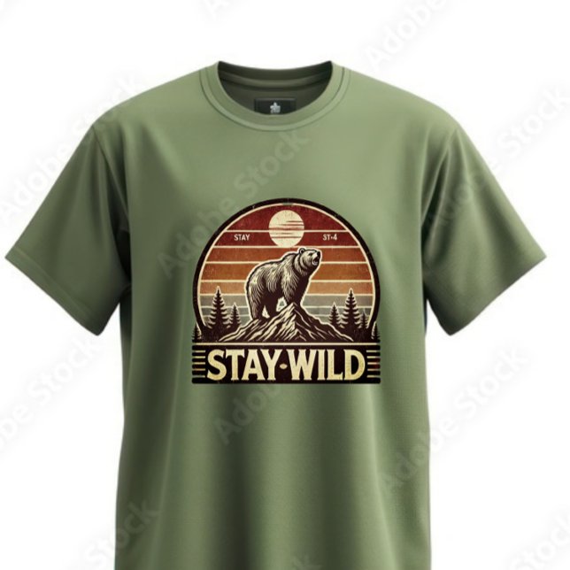 Camiseta vintage montanhas T-Shirt (Criador carregado)