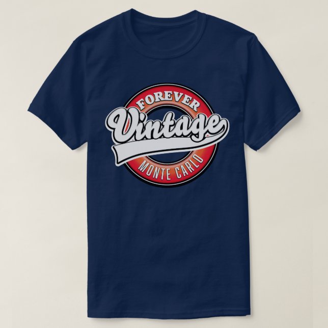 Camiseta vintage monte carlo (Frente do Design)