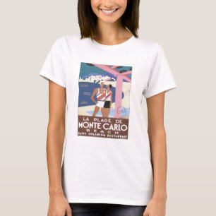 Camiseta Vintage Monte - praia de Carlo
