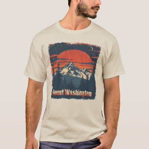 Camiseta Vintage Monte Washington Ski Adventure Tee