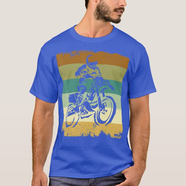 Camiseta Vintage Motocross Motorcycle Dirt Racing (Frente)