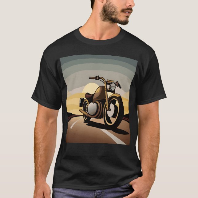 Camiseta Vintage motorcycle lover friends (Frente)