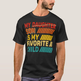 Camiseta Vintage My Son Is My Favorite Child Funny Family K