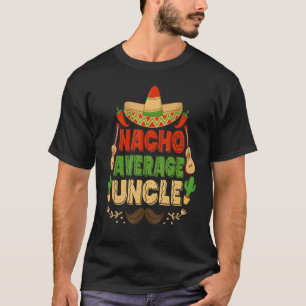 Camiseta Vintage Nacho Média Tio Para Cinco Mexicanos De M