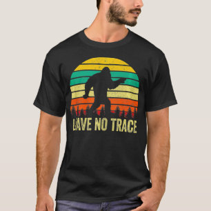 Camiseta Vintage não deixa rastros acampar-se