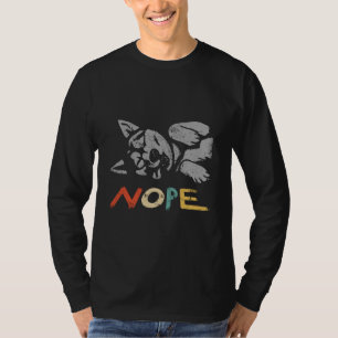 Camiseta Vintage Não Hoje Engraçado Preguiçoso Donos de Hus