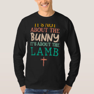 Camiseta Vintage Não se trata de um coelho, é sobre a lâmpa