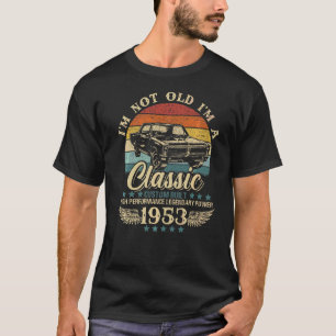 Camiseta Vintage Não sou Velho Sou Clássico de Gráfico de C