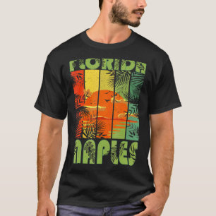 Camiseta Vintage Nápoles Ilhas Florida Férias em Praia
