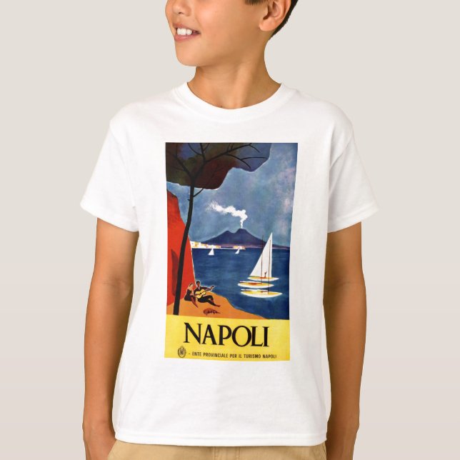 Camiseta Vintage Napoli Viagem Love Romance (Frente)