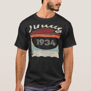 Camiseta Vintage Nascido Em 1934 88º Aniversário 88 Anos 2