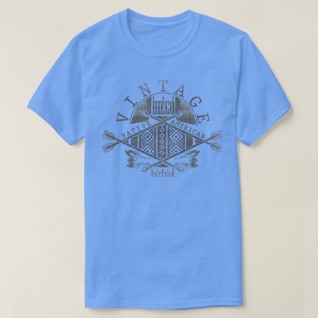 Camiseta Vintage Native American (2) (Frente do Design)