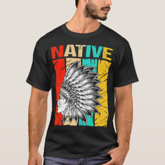 Camiseta Vintage Native American For Men