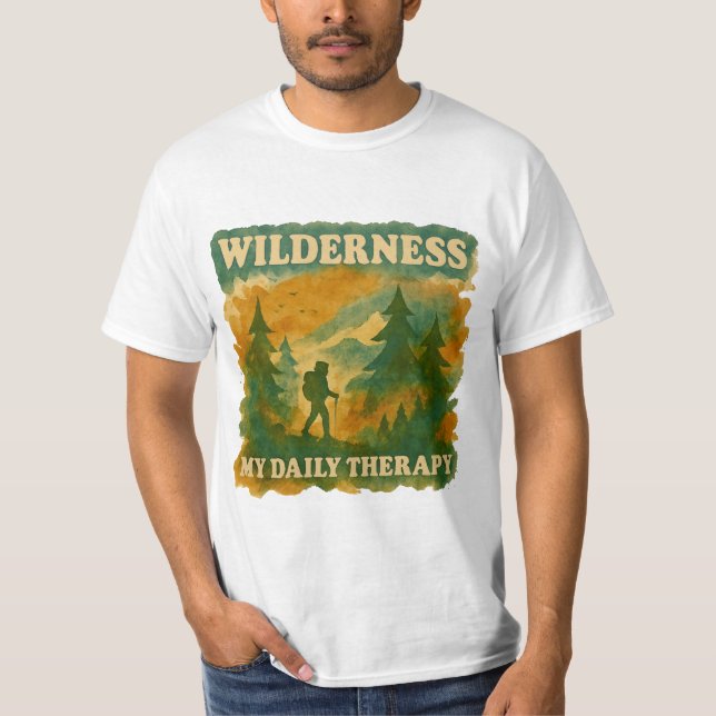 Camiseta Vintage Nature Hiking T-Shirt (Frente)