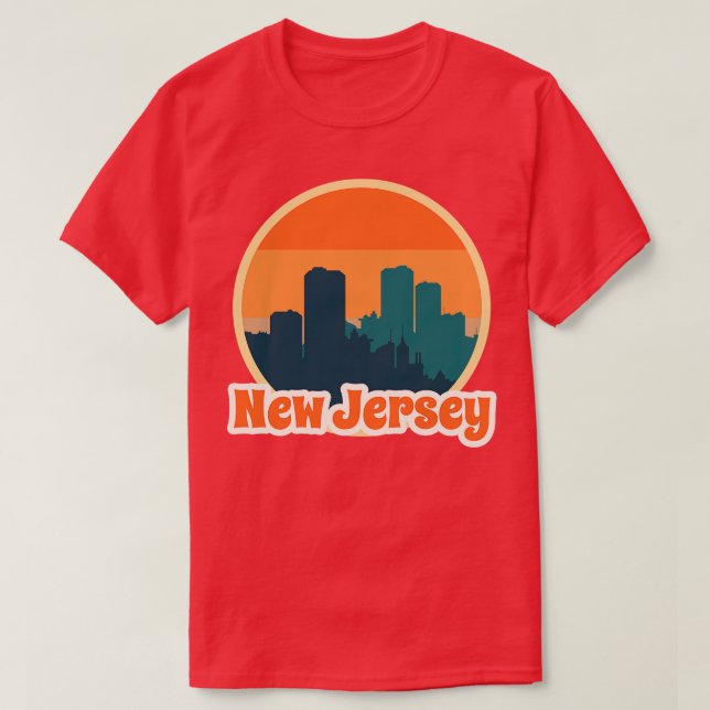 Camiseta Vintage New Jersey (Frente do Design)