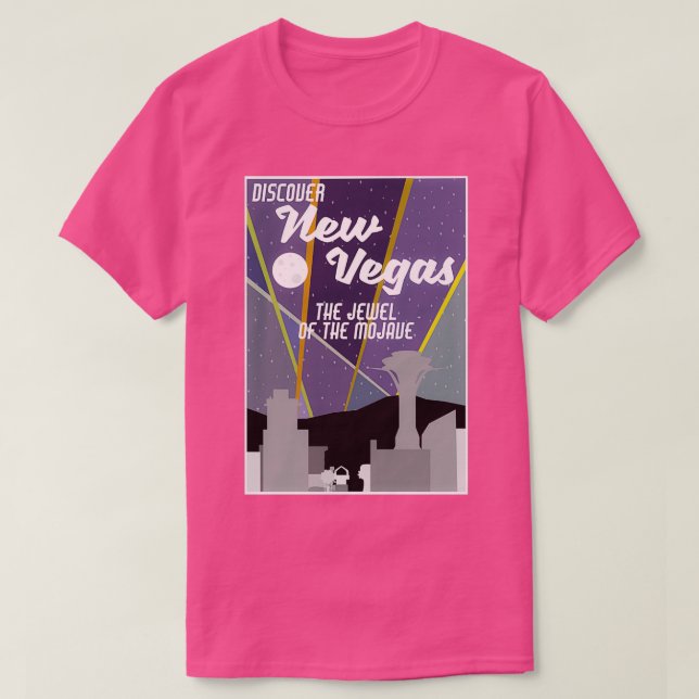 Camiseta Vintage New Vegas Skyline 1 (Frente do Design)