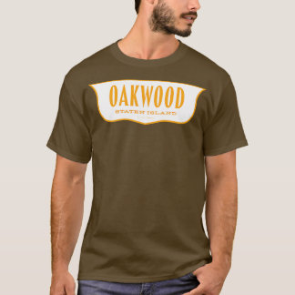 Camiseta Vintage New York Shield Oakwood Staten Island