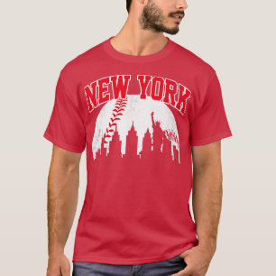 Camiseta Vintage New York Skyline City Gameday Retro Vintag