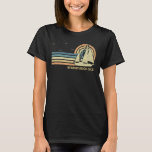 Camiseta Vintage Newport Beach California - veleiro