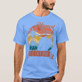 Camiseta Vintage Newport Beach Orange County California Sur