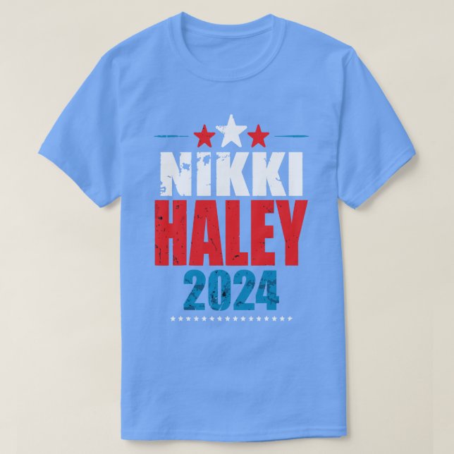 Camiseta Vintage Nikki Haley 2024 (Frente do Design)