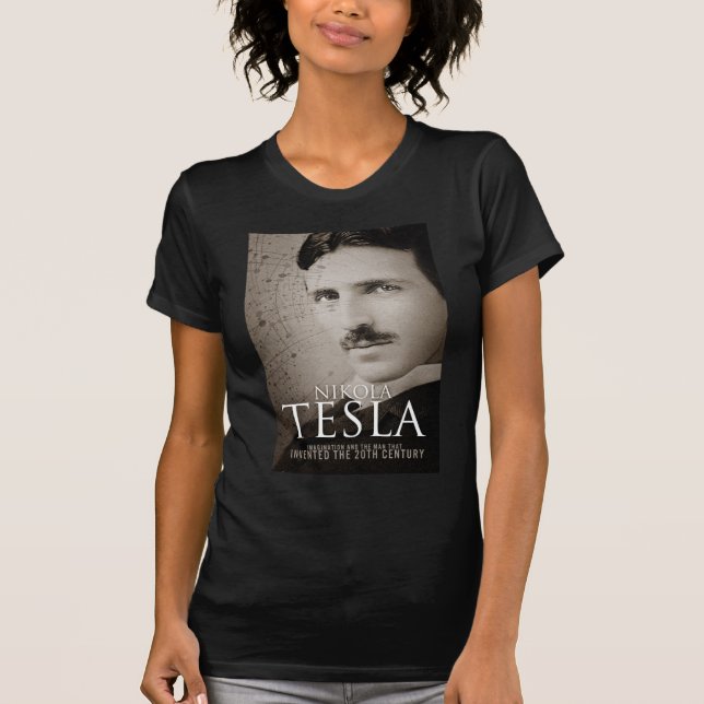 Camiseta Vintage Nikola Tesla (Frente)