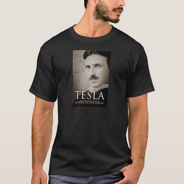 Camiseta Vintage Nikola Tesla (Frente)