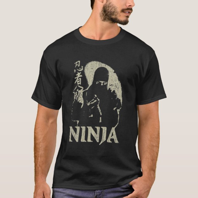 Camiseta Vintage Ninja Japan Ninja (Frente)