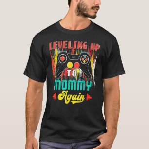 Camiseta Vintage Nivelando Para As Mamães Novamente Esperan