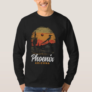 Camiseta Vintage no Deserto do Roadrunner da Arizona Phoeni