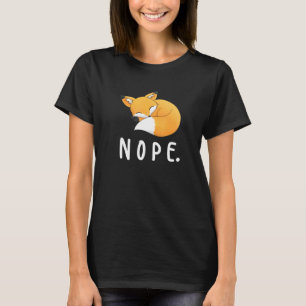 Camiseta Vintage Nope Fox Cuja Raposa