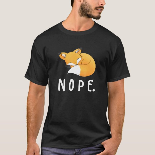 Camiseta Vintage Nope Fox Cuja Raposa (Frente)