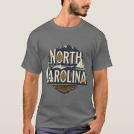 Camiseta Vintage North Carolina State Heritage Coastal