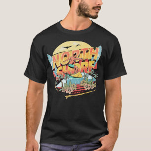 Camiseta Vintage North Shore Oahu Hawaii Surfer Sur