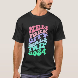 Camiseta Vintage NOVA IORQUE GIRLS TRIP 2024 Teacher Fami