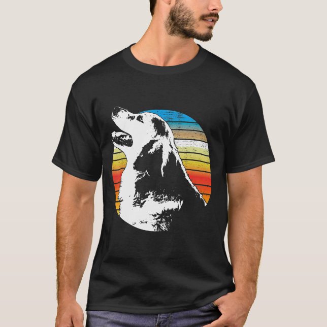 Camiseta Vintage - Novo Ouro Retriever (Frente)