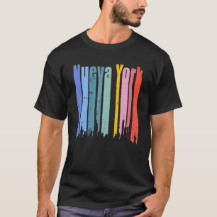 Camiseta Vintage Nueva York Nyc Men Mulheres Meninas Crianç