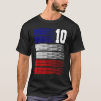 Vintage Número 10 Boa Para Os Fãs De Futebol