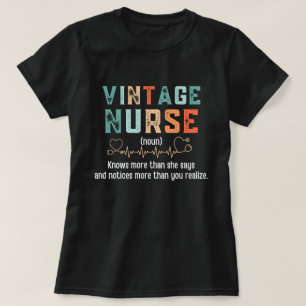 Camiseta Vintage Nurse Definition