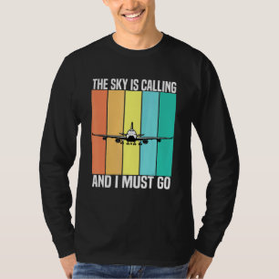 Camiseta Vintage O Céu Está Ligando E Eu Preciso Ir Para O