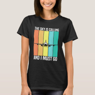 Camiseta Vintage O Céu Está Ligando E Eu Preciso Ir Para O