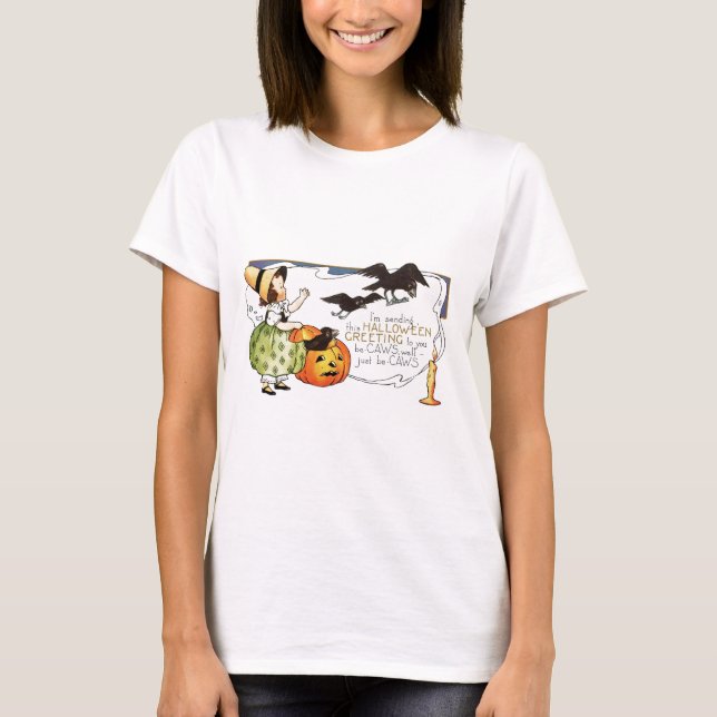 Camiseta Vintage o Dia das Bruxas (Frente)