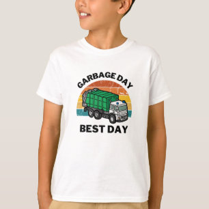 Camiseta Vintage: "O Dia do Lixo é o Melhor Dia"