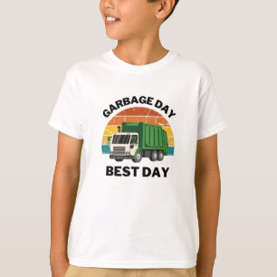 Camiseta Vintage: "O Dia do Lixo é o Melhor Dia"