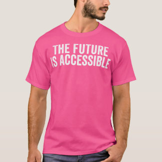 Camiseta Vintage O Futuro é uma Teoria Branca Acessível