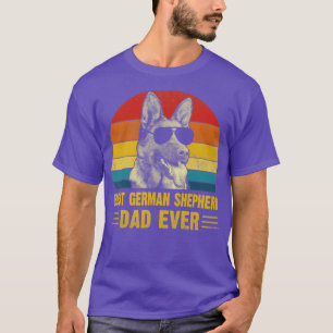 Camiseta Vintage o melhor pai de german shepherd de alguma