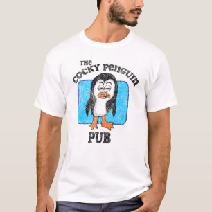 Camiseta Vintage O Pub do Pinguim Arrogante